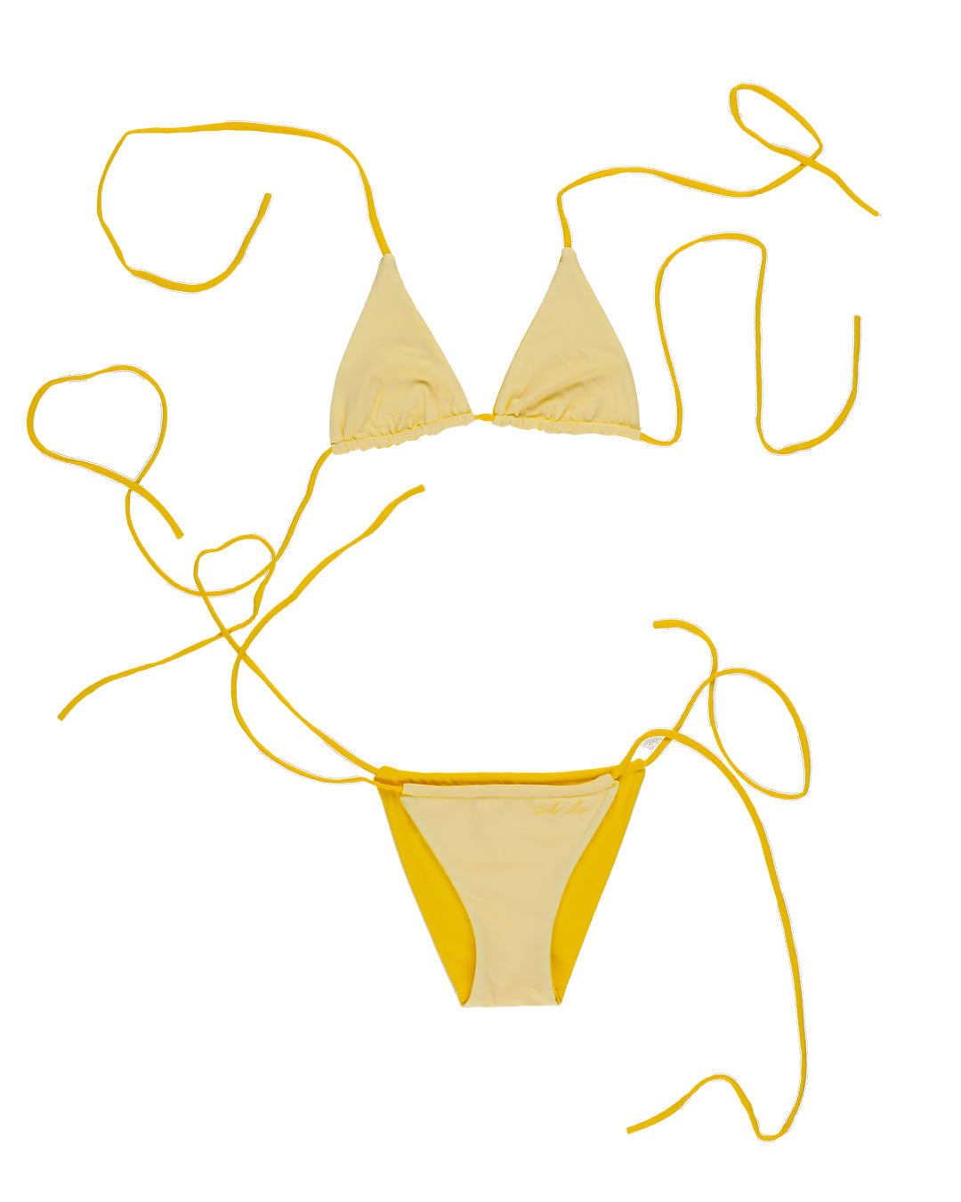 DOBLE YELLOW BIKINI