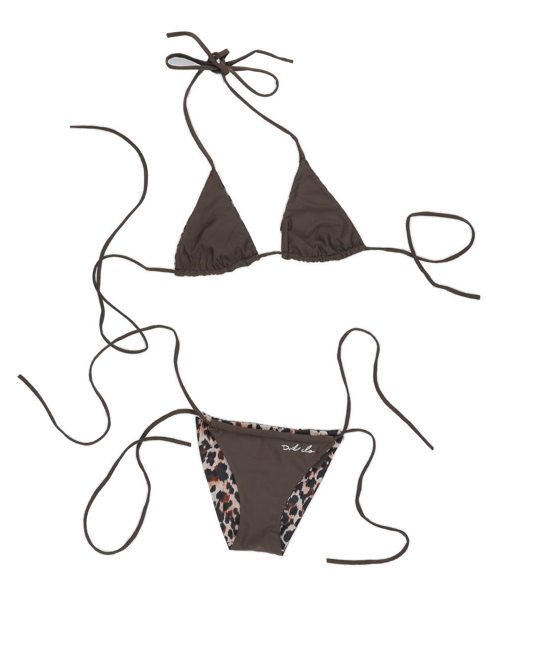 BROWN & LEOPARD BIKINI