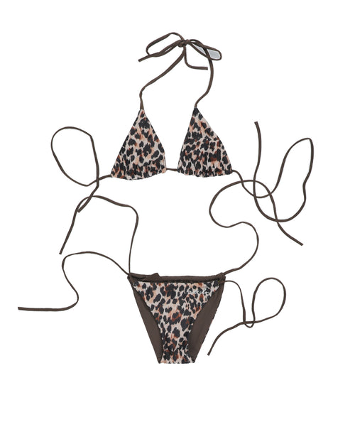 BROWN & LEOPARD BIKINI