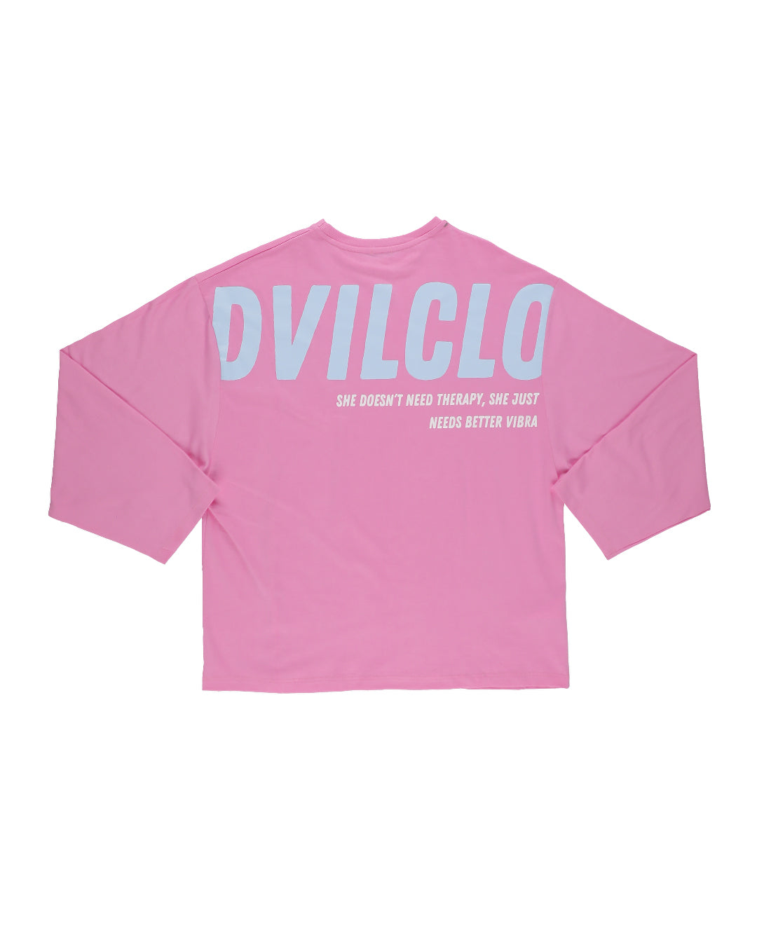 DVIL PINK LONG TEE