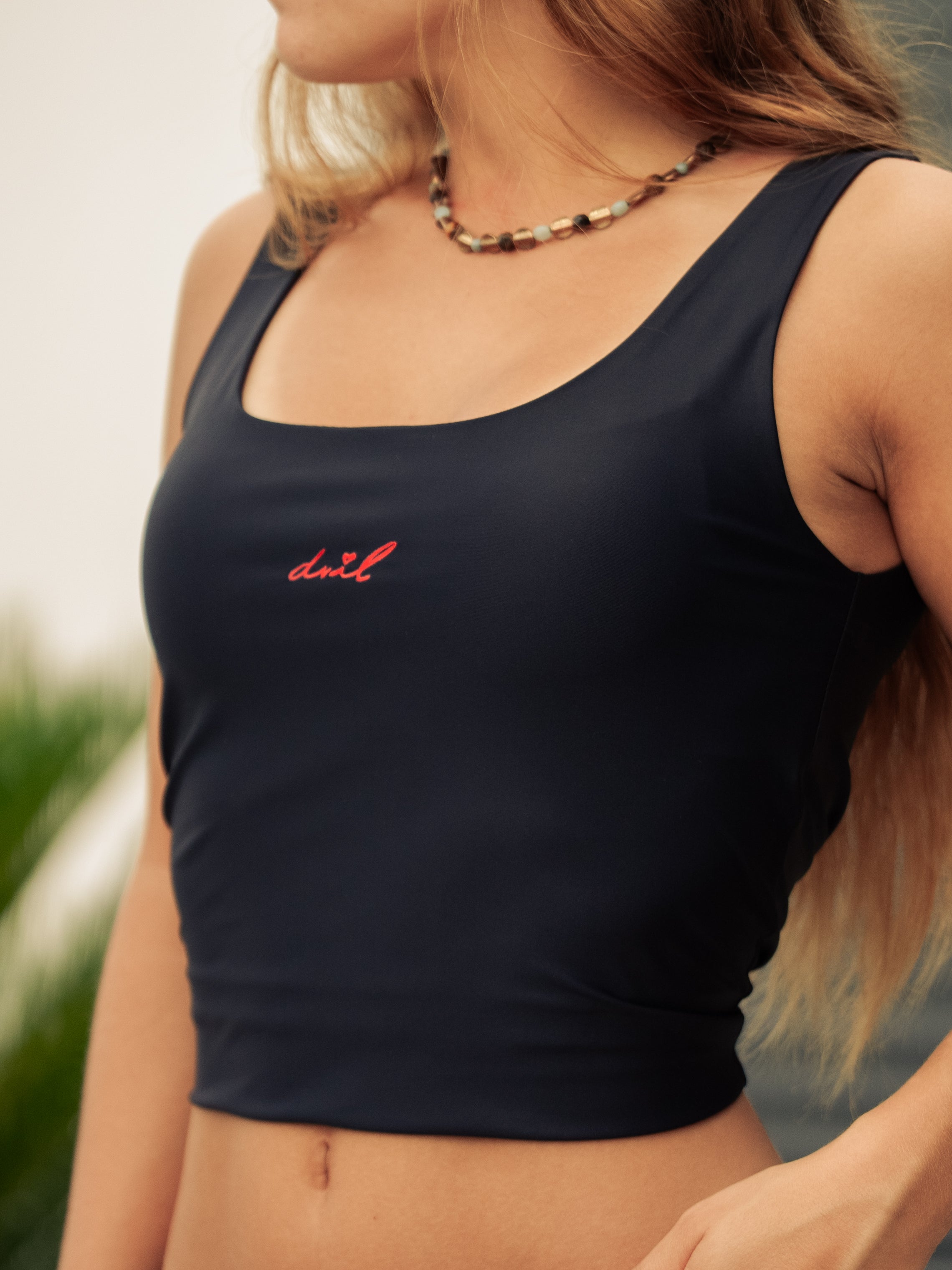 BLACK & RED DVIL TOP
