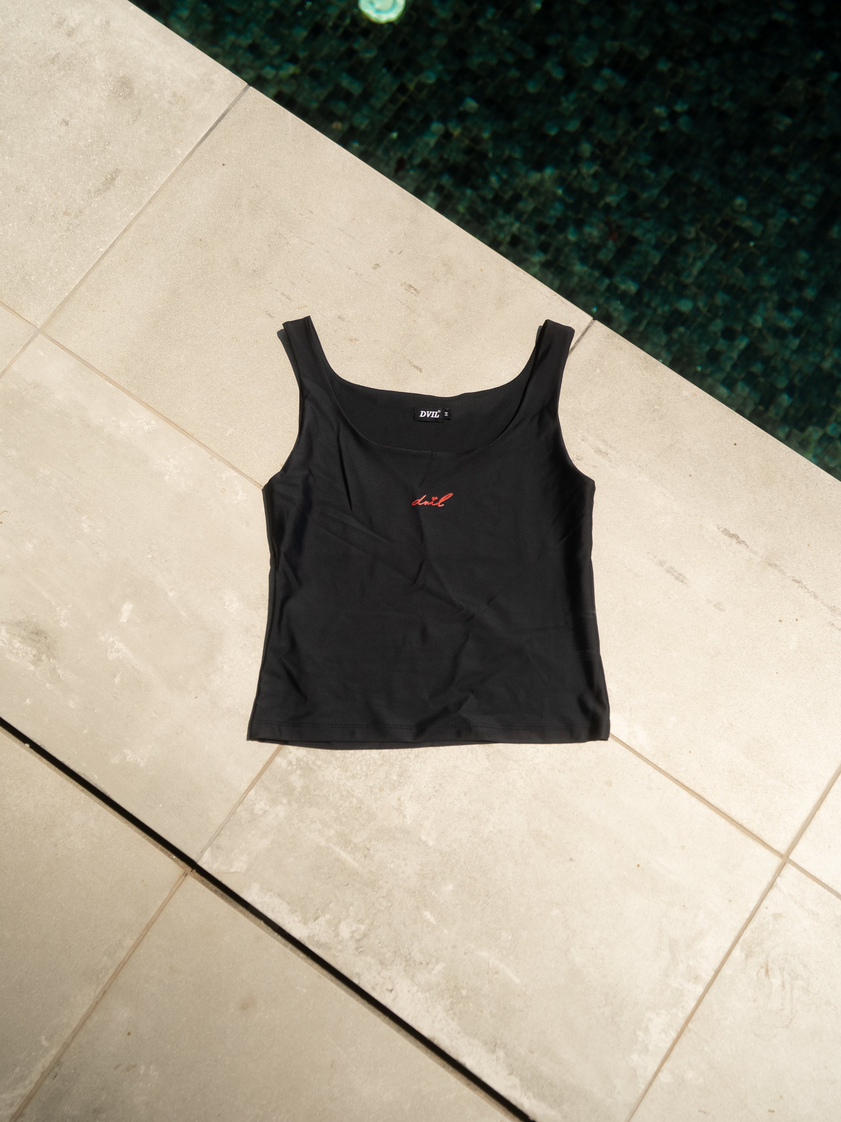 BLACK & RED DVIL TOP