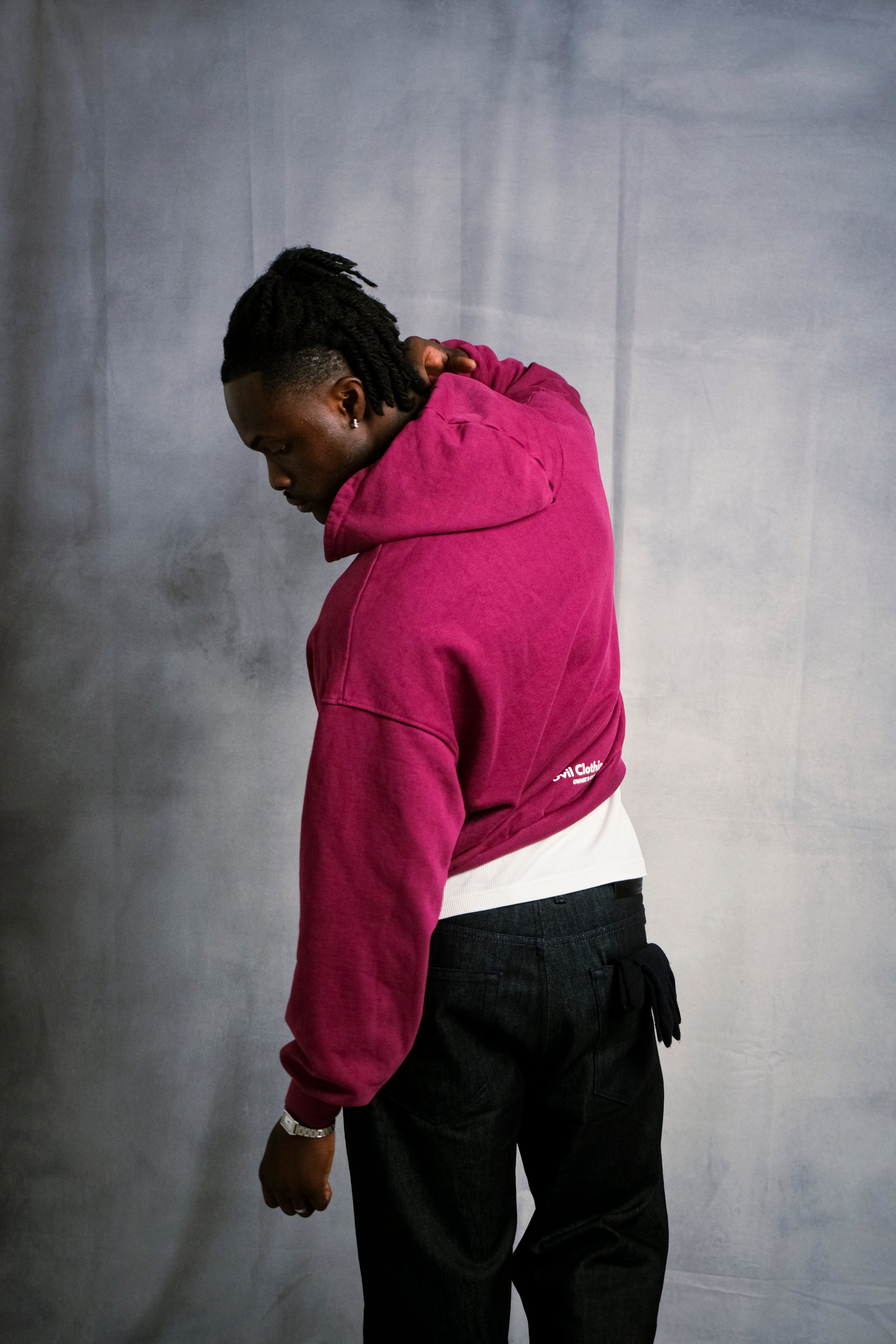 DVIL WINE HOODIE
