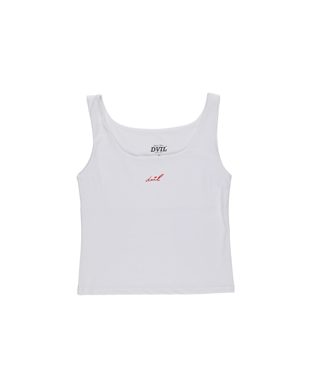 WHITE & RED DVIL TOP