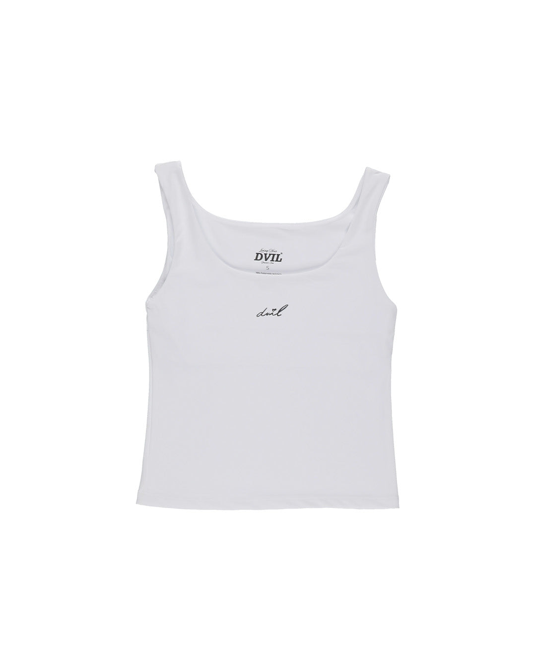 WHITEE & BLACK DVIL TOP